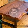 Meja Tamu Kayu Solid Live Edge Design BA-649