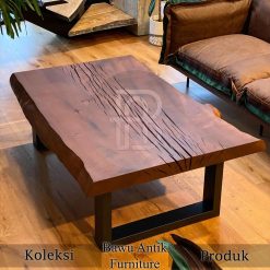 Meja Tamu Kayu Solid Live Edge Design BA-649.1