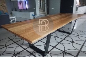 New Meja Makan Kayu Solid Jati Best Seller Bawu Antik BA 650