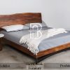 Tempat Tidur Kayu Solid Trembesi Live Edge Design BA-669