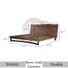 Tempat Tidur Kayu Solid Trembesi Live Edge Design BA-669.2