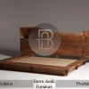 Tempat Tidur Kayu Trembesi Utuh Live Edge Design BA-689.1