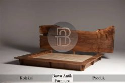Tempat Tidur Kayu Trembesi Utuh Live Edge Design BA-689.1