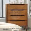 Tempat Tidur Minimalis Kayu Solid Jati Vintage Scandinavian BA-667.2