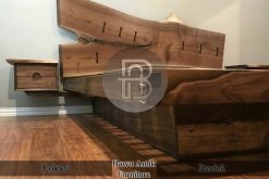 Dipan Kayu Utuh Minimalis Sisi Alami Kayu Trembesi Berkualitas BA-738.1