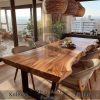 Furniture Kayu Solid Premium Jepara Meja Makan Minimalis BA-748.1