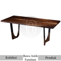 Harga Meja Kayu Jati Solid Jepara New Minimalist Design BA-708