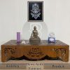 Hiasan Meja Altar Sembahyang Desain Ukiran Bunga Lotus BA-756