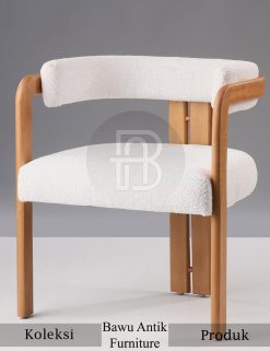 Kursi Makan Minimalis Kayu Jati Solid Modern Design BA-717