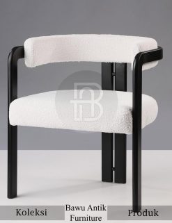 Kursi Makan Minimalis Kayu Jati Solid Modern Design BA-717.1