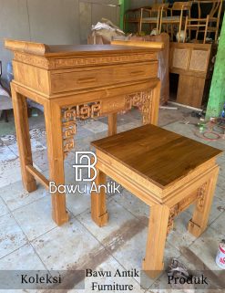 Meja Altar Buddha Kayu Jati Solid Berkualitas BA-730.1