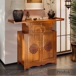 Meja Altar Cina Model Cabinet Kayu Jati Kualitas Premium BA-757