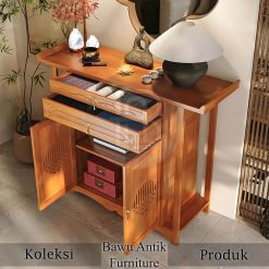Meja Altar Cina Model Cabinet Kayu Jati Kualitas Premium BA-757.1