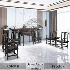Furniture Kayu Solid 6 Meja Altar Doa Desain Minimalis Kualitas Kayu Grade A BA-762.1