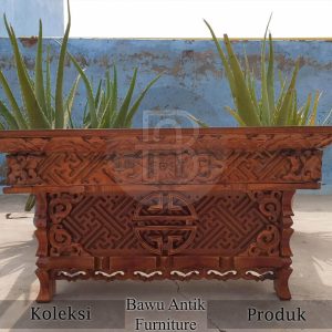 Meja Altar Jati Ukir Relief Kualitas Terbaik BA 754