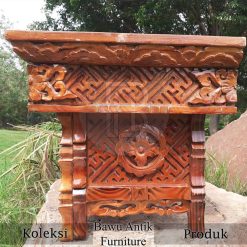 Meja Altar Jati Ukir Relief Kualitas Terbaik BA-754.1