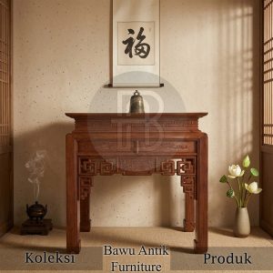Meja Altar Kayu Jati Solid Eksklusif Desain BA 759