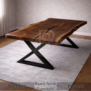 Meja Kayu Utuh Luxury Dining Table Best Seller BA 747