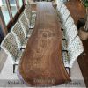 Meja Makan Besar Minimalis Kayu Utuh Limited Edition BA-724