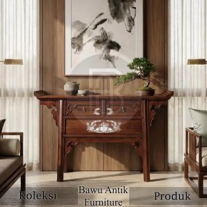 Meja Persembahan Dewa Model Drawer Kayu Jati Grade A BA 710