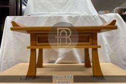 Meja Sembahyang Buddha Kayu Jati Solid Kualitas Grade A Japandi Style BA-752