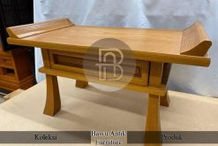 Meja Sembahyang Buddha Kayu Jati Solid Kualitas Grade A Japandi Style BA-752.1