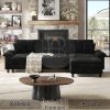 Set Sofa Tamu Sudut Minimalis Rangka Kayu Jati Kualitas Terbaik BA-743.1