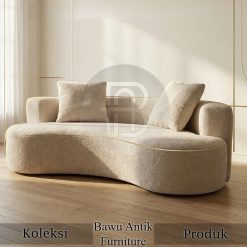 Sofa Minimalis Modern Curved Design Royal Foam Softly BA-742