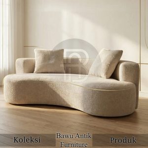 Sofa Minimalis Modern Curved Design Royal Foam Softly BA 742 1