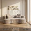 Sofa Minimalis Modern Curved Design Royal Foam Softly BA-742.1