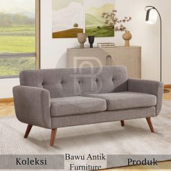 Sofa Tamu Minimalis Scandinavian Style 2 Seater Autentik BA-744