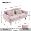Sofa Tamu Minimalis Scandinavian Style 2 Seater Autentik BA-744.2