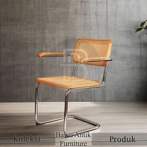 Harga Kursi Makan Cesca Minimalis Arm Chair Design Eksklusif BA 786