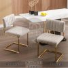 Kursi Cesca Minimalis Premium Frame Gold Candy Stainless BA-784.1