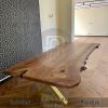 Meja Kayu Utuh Minimalis Live Edge Design Kualitas Terbaik BA-767.2