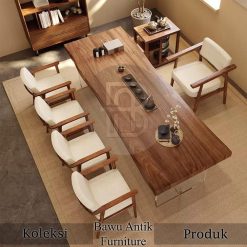 Meja Makan Kayu Solid Minimalis Modern Eksklusif Style BA-771.1