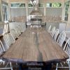 Meja Makan Kayu Utuh Scandinavian Style No Slab Premium Wood BA-765 4 Meja Makan Kayu Utuh Scandinavian Style No Slab Premium Wood BA-765.1