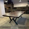 Meja Solid Kayu Trembesi Industrial Style Premium Design BA-768.2