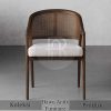 Model Kursi Makan Minimalis Kayu Jati Solid Rustic Style BA-788