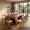Suar Solid Wood Table Natural Walnut Exclusive Design BA-778.1