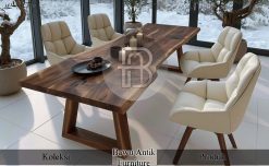 Suar Wood Dining Table Exclusive Solid Wood BA-776.1