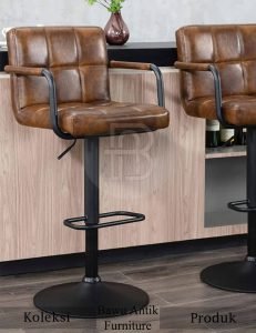 Harga Kursi Bar Bali Minimalis Rangka Stainless Kokoh BA 791