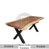 Industrial Dining Table Suar Wood Solid Design Best Seller BA-808.2