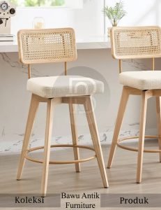 Kursi Bar Minimalis Jati Modern Design Premium BA 789