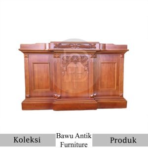 Meja Altar Gereja Minimalis Kayu Jati Solid Kualitas BA 803