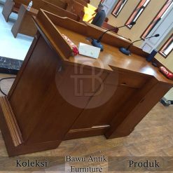 Meja Altar Gereja Minimalis Kayu Jati Solid Kualitas BA-803.1