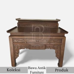 Meja Altar Persembahan Doa Kayu Jati Solid Premium BA 801