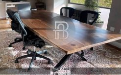 Meja Kantor Kayu Utuh Desain Meja Rapat Premium BA-812.1