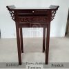 Meja Persembahan Kayu Jati Solid Natural Rose Wood Color BA-800