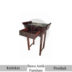 Meja Persembahan Kayu Jati Solid Natural Rose Wood Color BA-800.1
